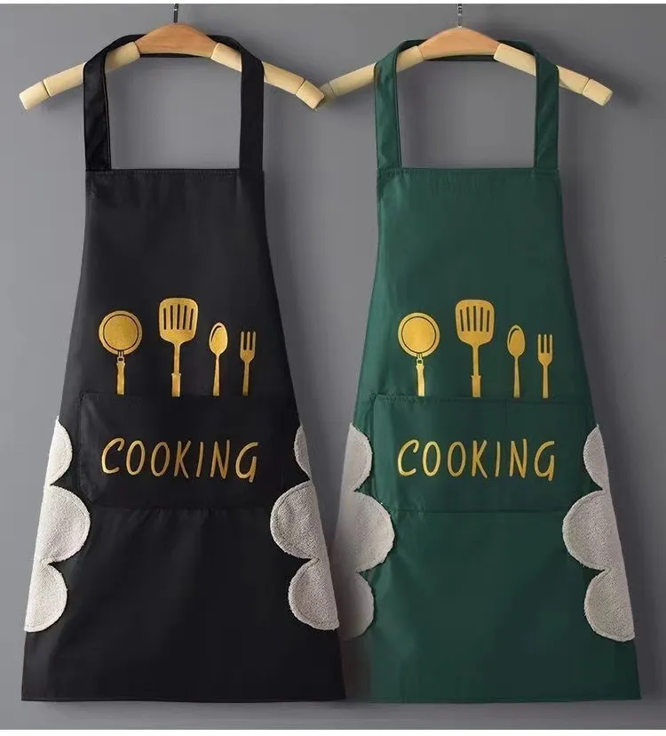 Kitchen Waterproof Apron Oil Resistant Cooking Aprons for Men and Women - Image 5
