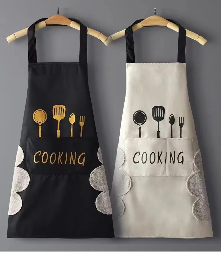 Kitchen Waterproof Apron Oil Resistant Cooking Aprons for Men and Women - Image 8