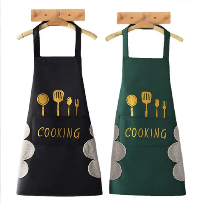 Kitchen Waterproof Apron Oil Resistant Cooking Aprons for Men and Women - Image 9